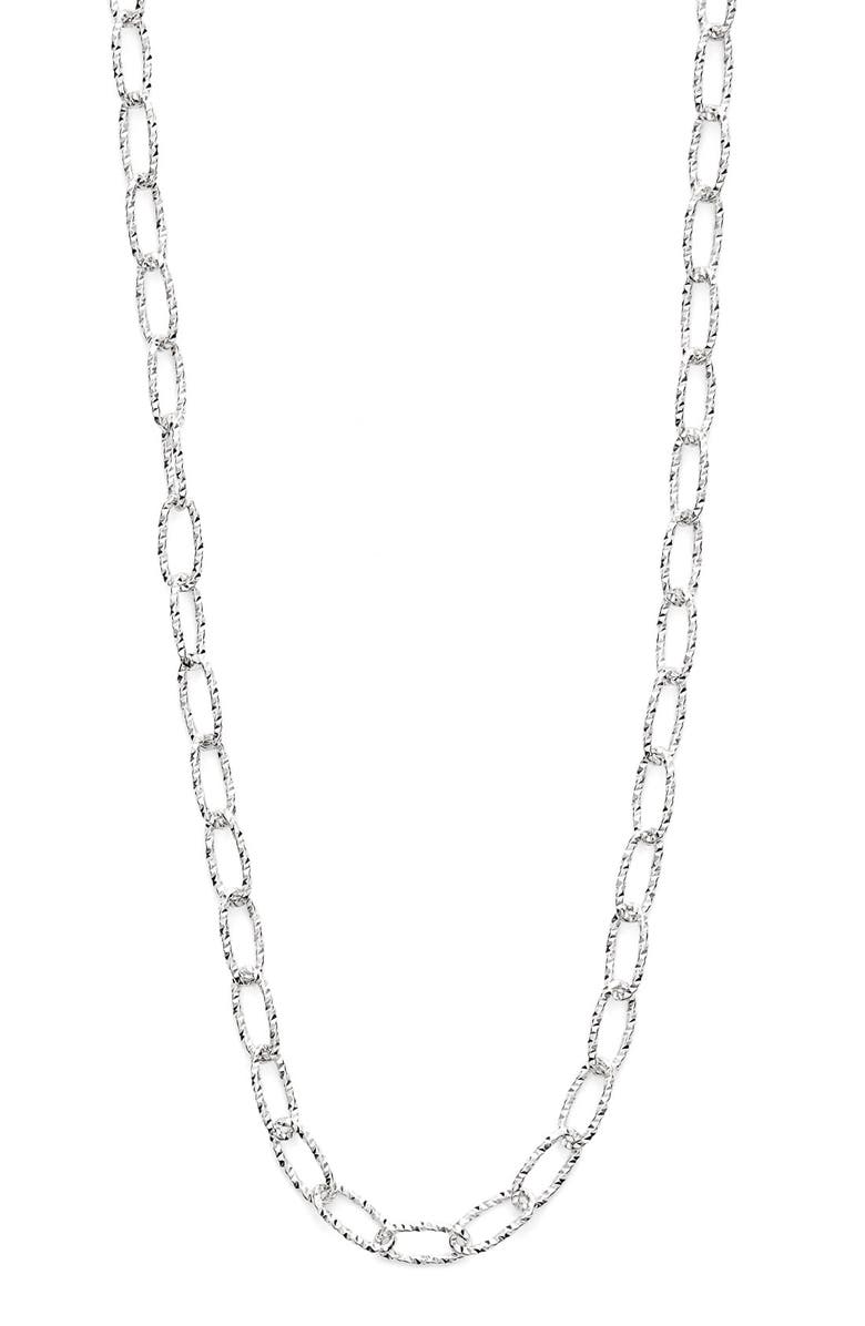 Bony Levy Textured Chain Long Necklace, Alternate, color, 