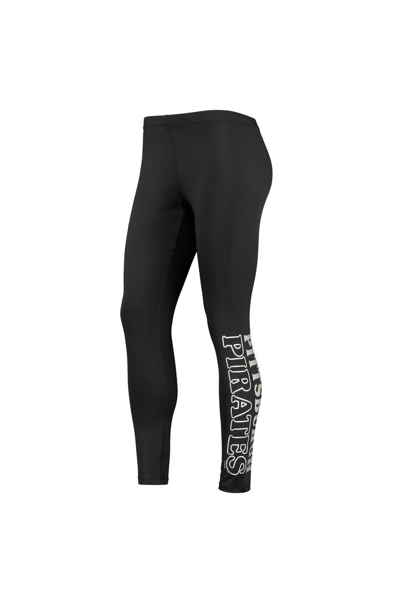 G-III 4HER BY CARL BANKS Women's G-III 4Her by Carl Banks Black Pittsburgh Pirates Stadium Lightweight Leggings, Alternate, color, 