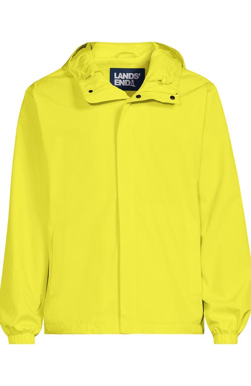 Lands' End Squall Waterproof Packable Rain Jacket In Limelight