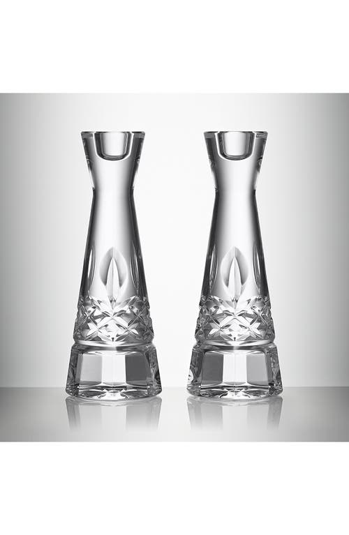 Waterford Lismore Round 8 Candlestick, Set Of 2 In No Color