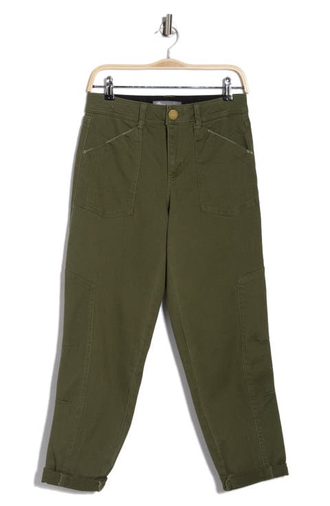 Tapered Side Panel Straight Leg Jeans