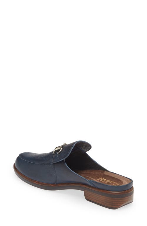 Naot Halny Mule In Soft Ink Leather