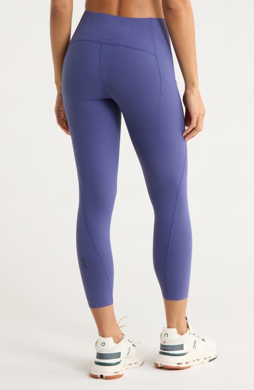 On Studio Crop Leggings In Purple