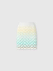 Missoni Mini Skirt In Cotton And Viscose Chevron Dégradé