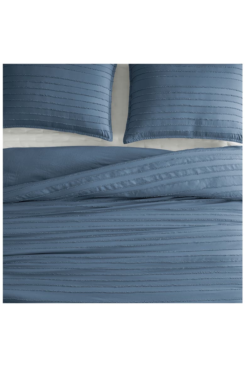 Devon Texture Comforter & Shams Set, Alternate, color, TAHOE BLUE