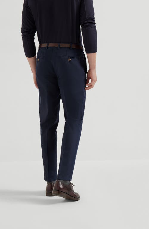 Brunello Cucinelli Pant In Blue