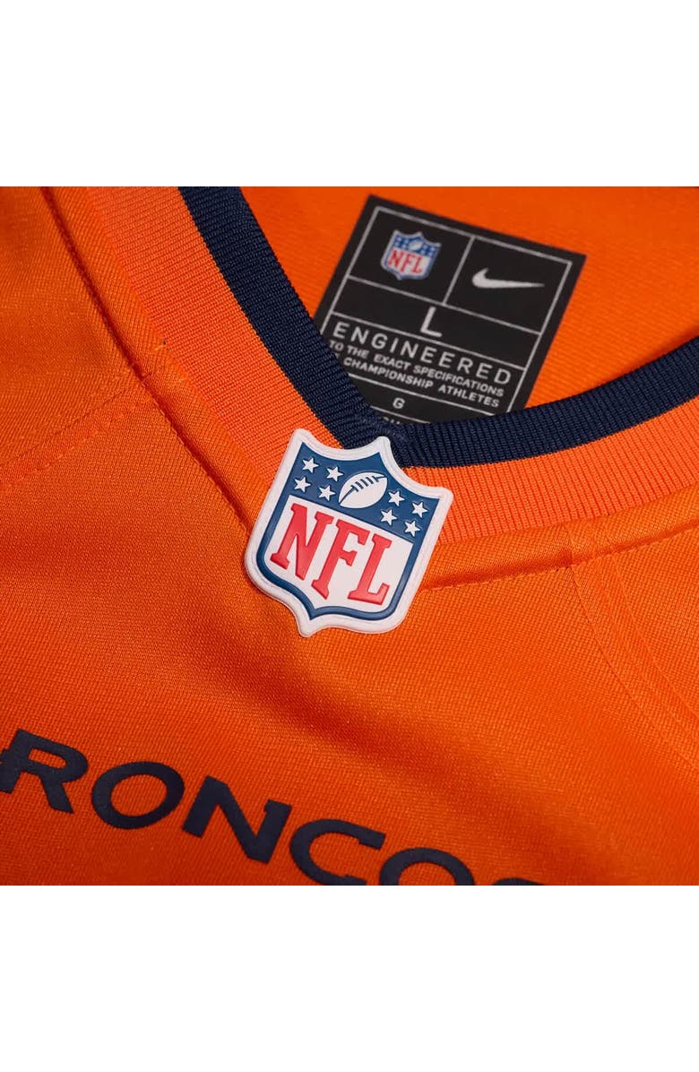 Nike Men's Nike Courtland Sutton Orange Denver Broncos Mile High Collection Game Jersey, Alternate, color, Orange