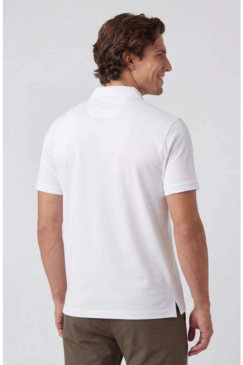 Clubhouse Pique Polo, Alternate, color, True White