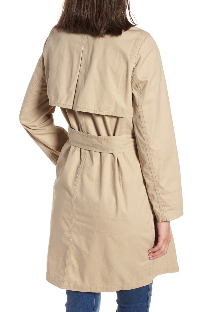 Madewell Abroad Trench Coat, Alternate, color,