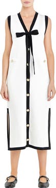 English Factory Sleeveless Sweater Dress