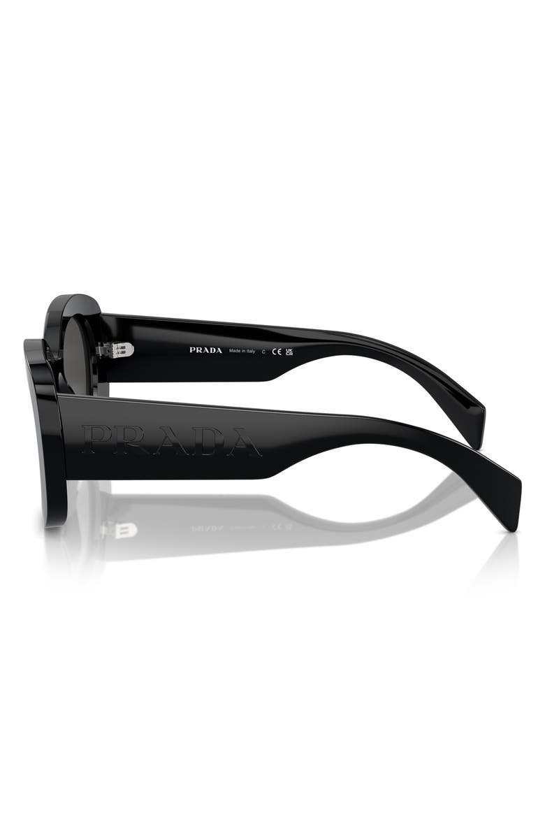 Prada 55mm Oval Sunglasses, Alternate, color, 