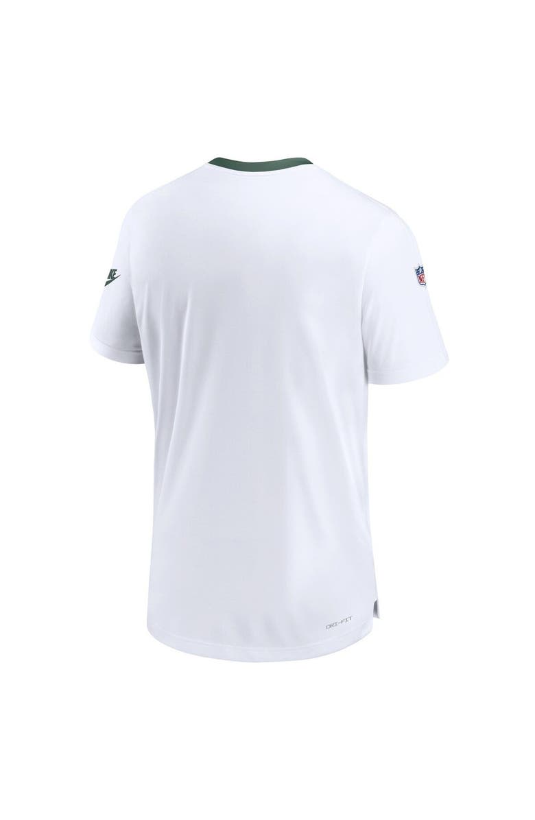 Nike Men's Nike White Green Bay Packers Sideline Coaches Alternate Performance T-Shirt, Alternate, color, White