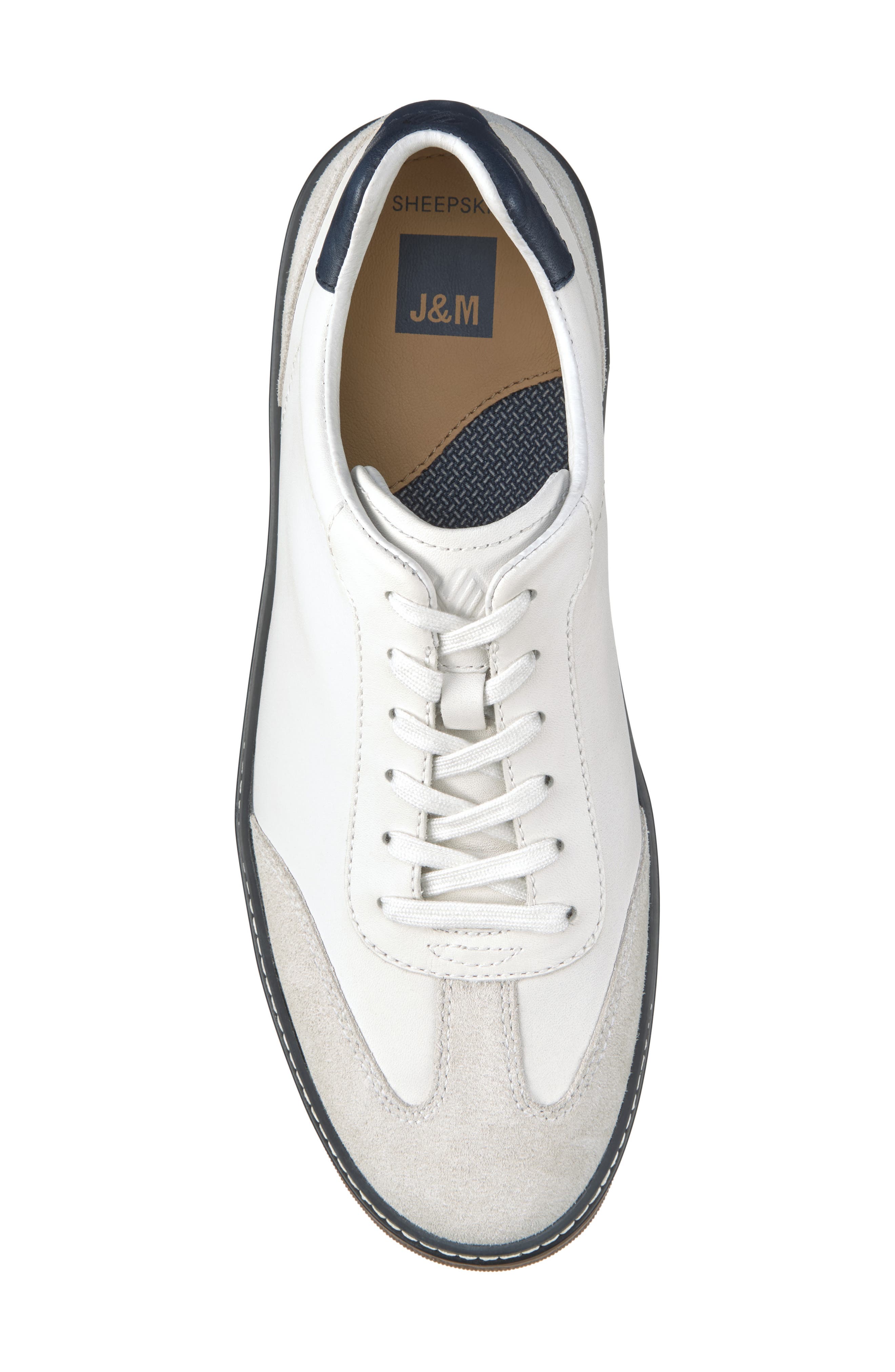 Johnston & Murphy McGuffey T-Toe Low Top Sneaker, Alternate, color, 