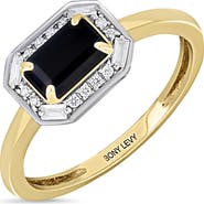 Bony Levy Onyx & Diamond Ring