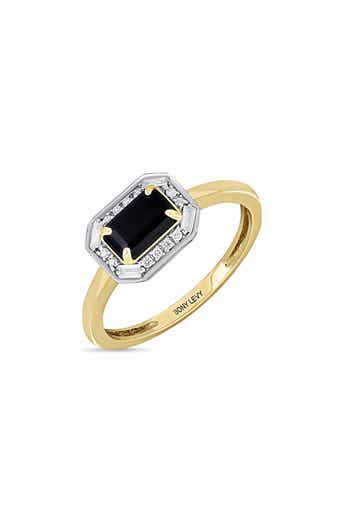 Onyx & Diamond Ring