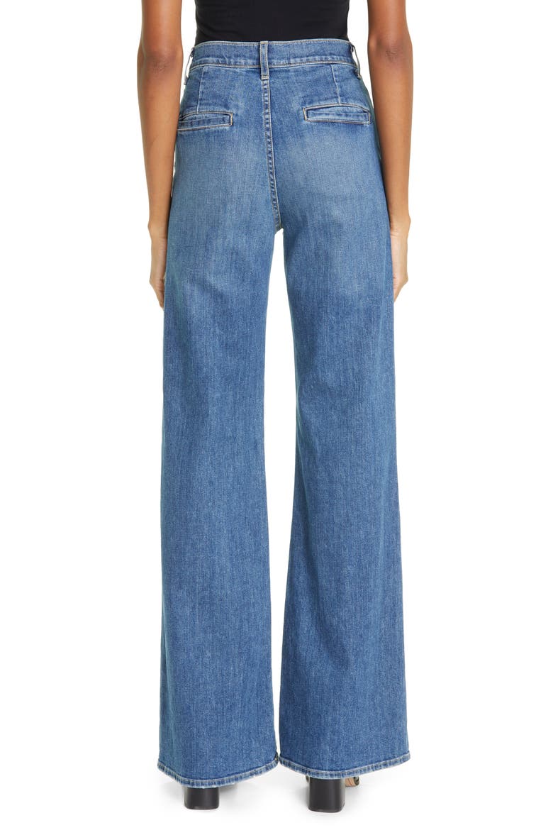 Anna High Waist Wide Leg Jeans, Alternate, color, CLASSIC WASH