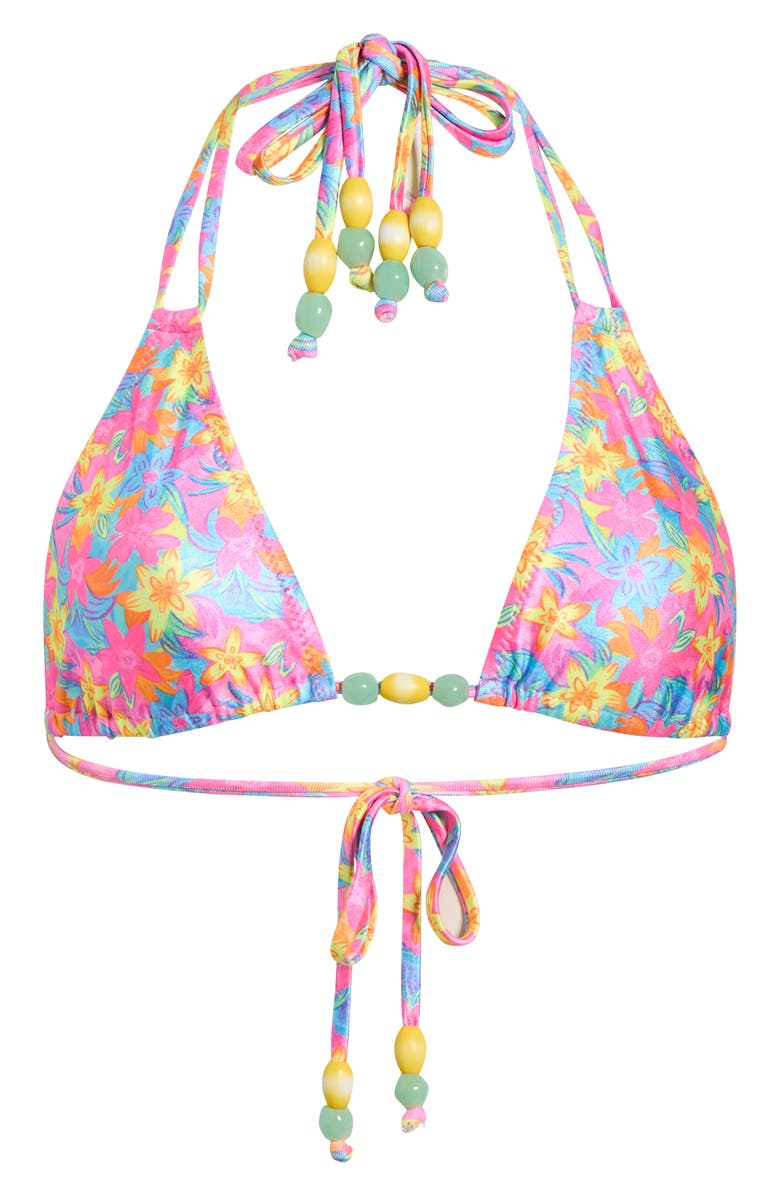 Kulani Kinis Halter Bikini Top, Alternate, color, Wildest Dreams