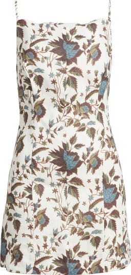 Faithfull the Brand Poet Linen Minidress | Nordstrom