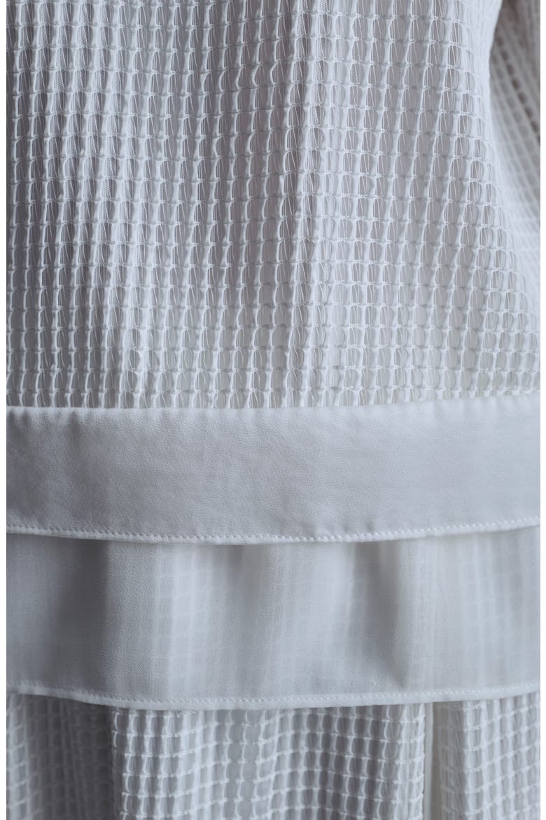Window Layered Top, Alternate, color, IVORY