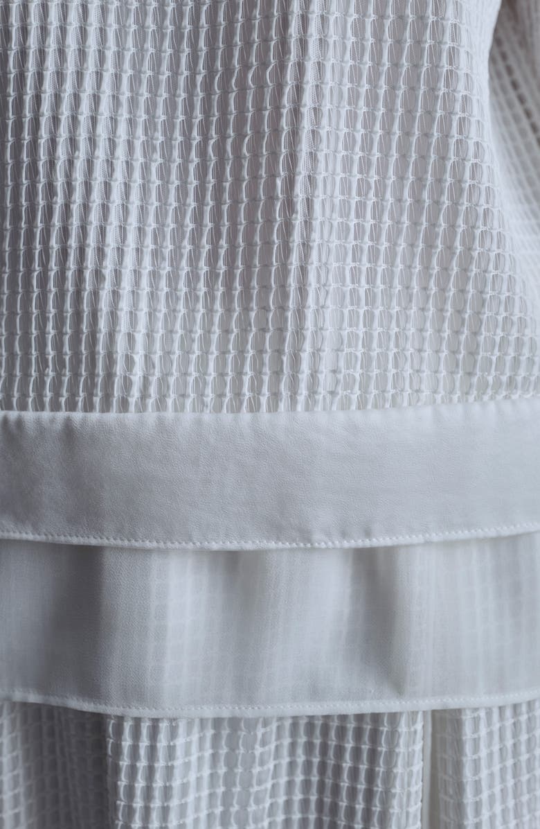 DKNY Window Layered Top, Alternate, color, 