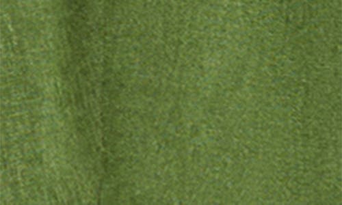 Shop Mango Belted Linen Jumpsuit In Green