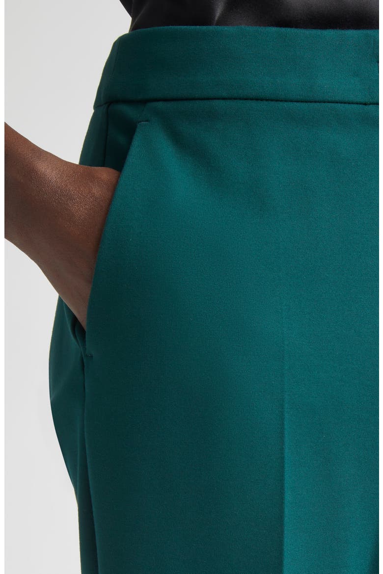 Pegno Slim Fit Jersey Ankle Pants, Alternate, color, DARK GREEN