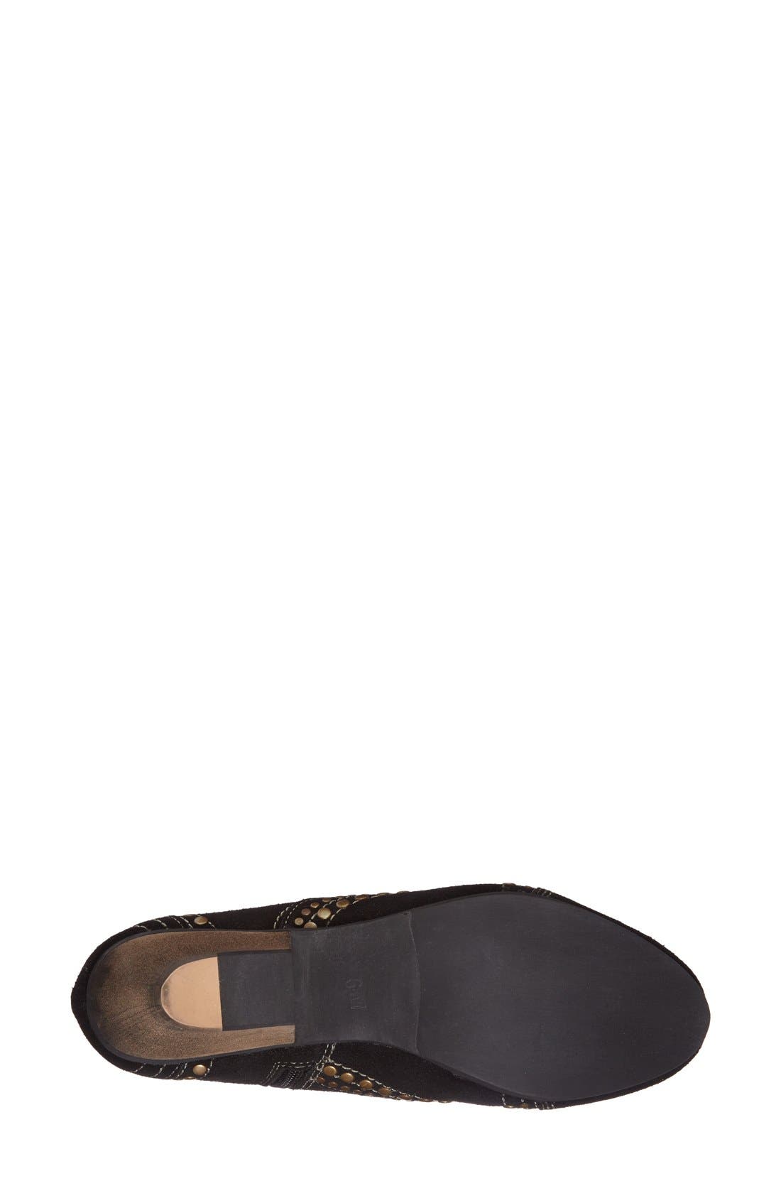 'Sultan' Embellished Ankle Boot, Alternate, color, BLACK