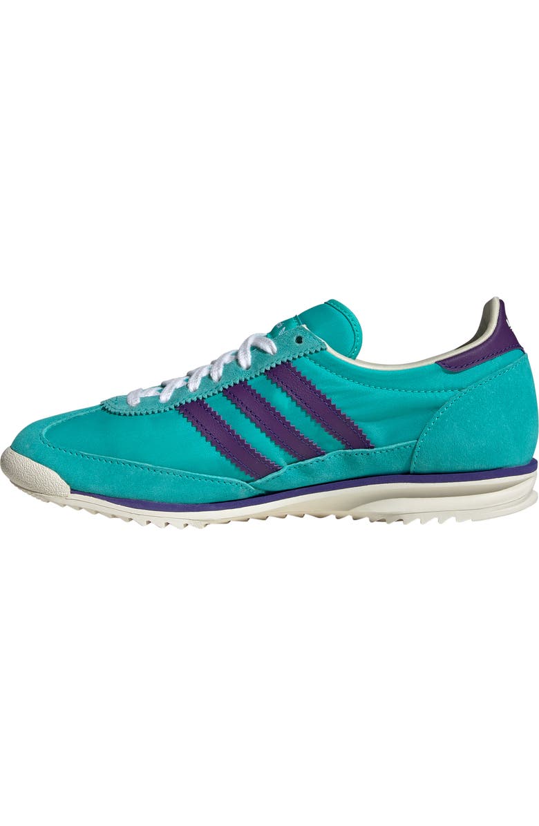 adidas x Sporty & Rich SL 72 Sneaker, Alternate, color, Mint/ Purple/ Cream White