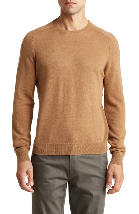 Crewneck Camel Hair Sweater