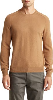 Bruno Magli Crewneck Camel Hair Sweater