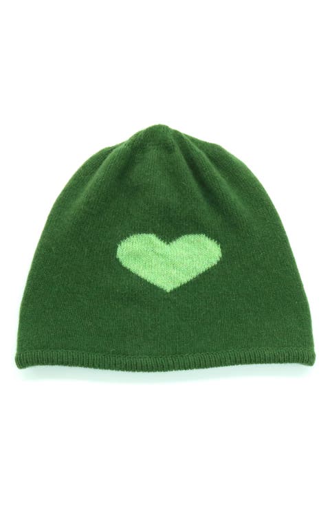 Heart Wool Blend Beanie