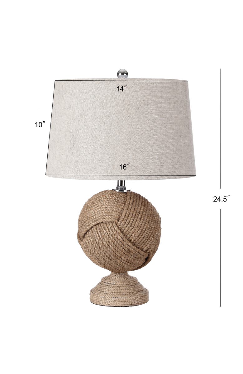 JONATHAN Y Monkey's Knotted Rope LED Table Lamp, Alternate, color, Brown/Tan