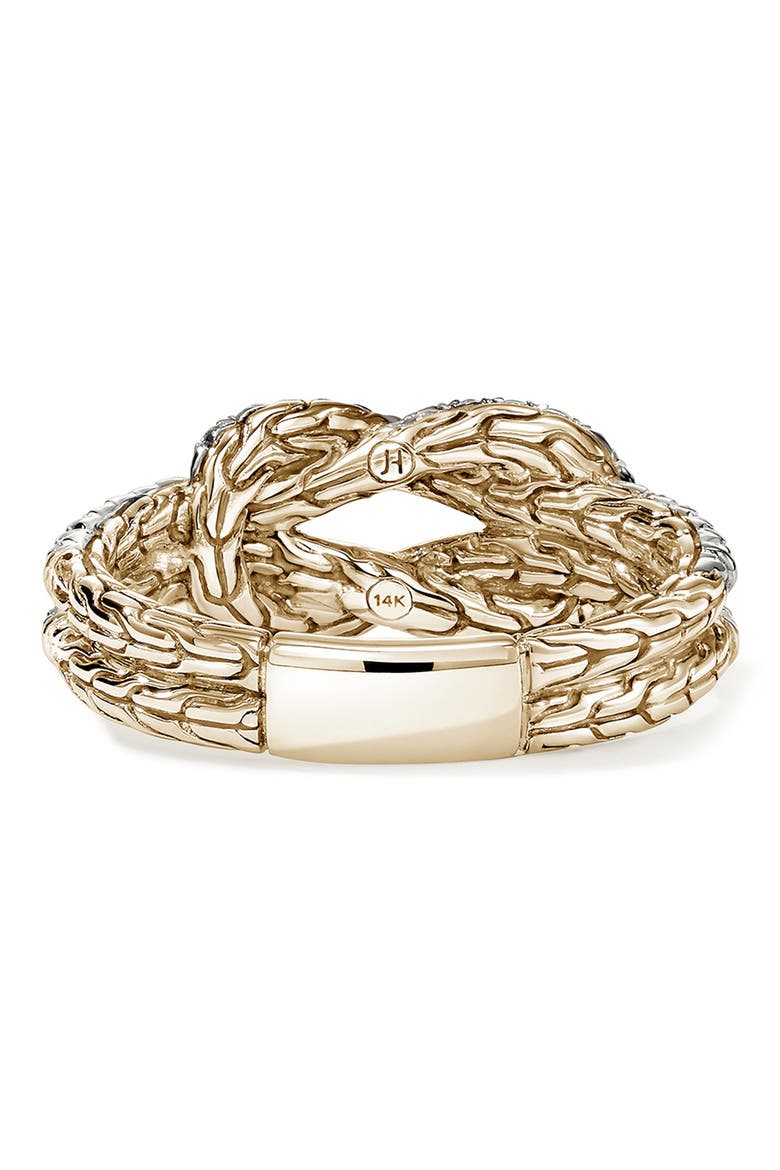 Love Knot Ring, Diamonds, Alternate, color, 14K YELLOW GOLD