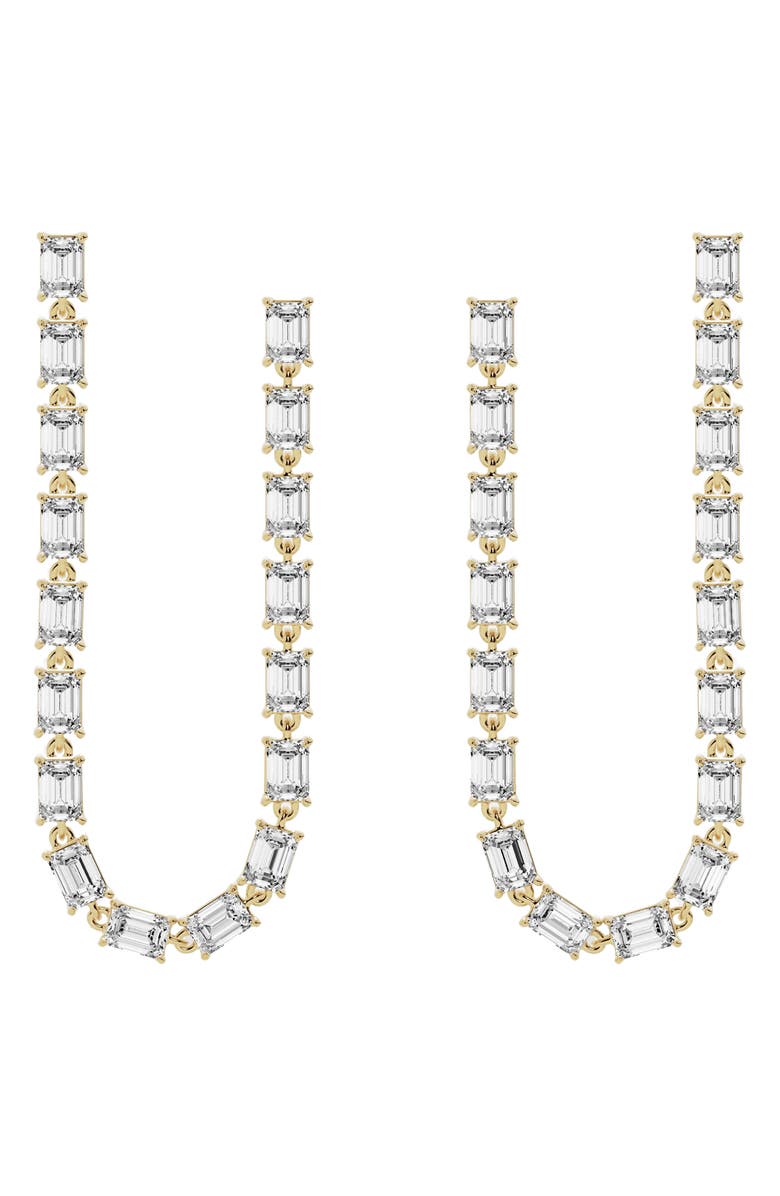 Jennifer Fisher 18K Gold Lab Created Diamond Dangler Drop Earrings - 8.16 ctw, Main, color, 18K Yellow Gold