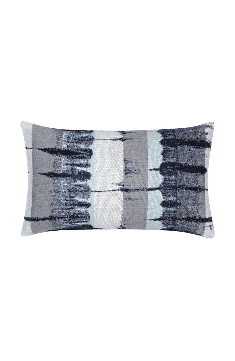 Elaine Smith Shibori Indoor & Outdoor Woven Accent Pillow, Alternate, color, Blue
