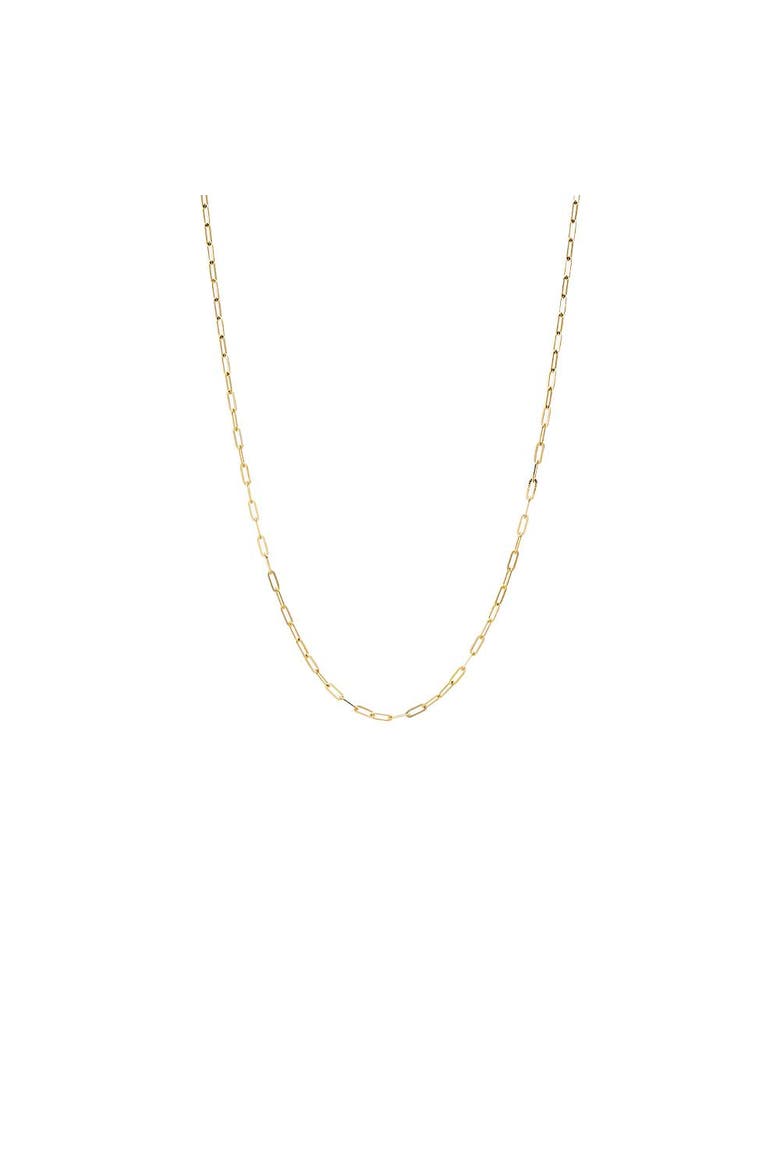Paperclip Link Necklace 14K, Main, color, 14K Gold - 20 Inch