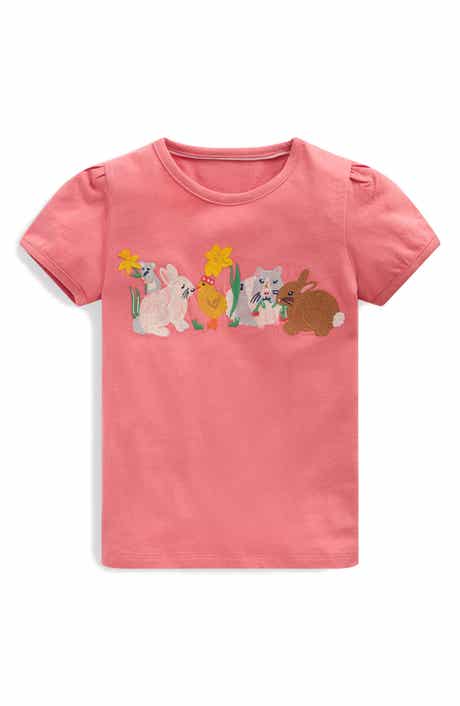 Mini Boden Kids' Superstitch Puff Sleeve Top