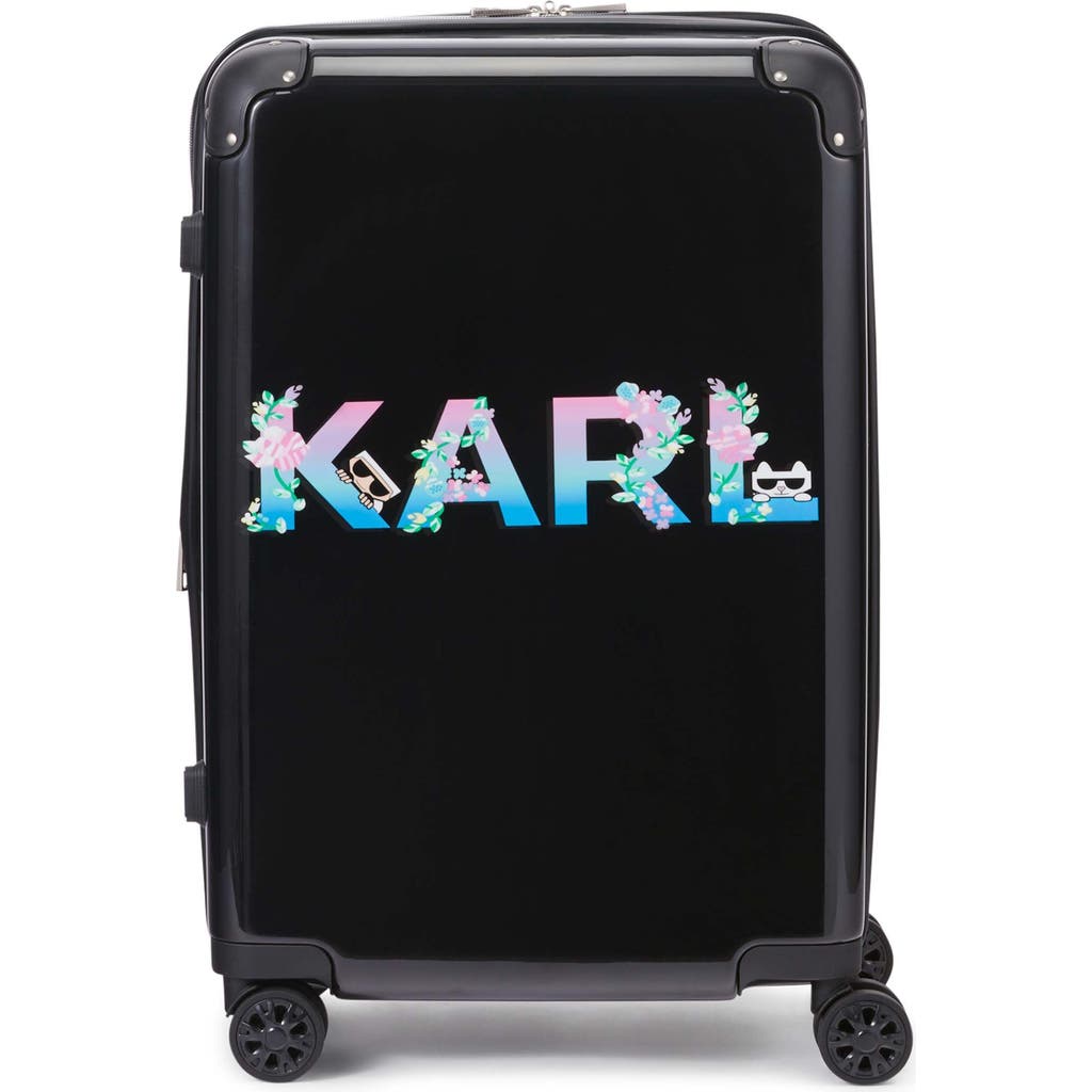 Karl Lagerfeld Karl Flowers Upright In Black
