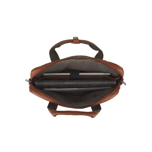 Bugatti Valentino Briefcase In Cognac