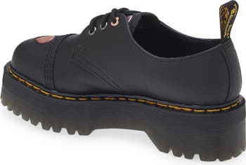 Dr. Martens 1461 クアッドハート プラットフォーム ダービー Dr. Martens 1461 Quad Heart Platform Derby (Women