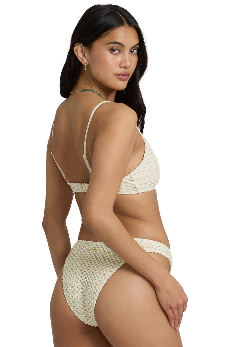 Billabong Twisted Tides Hike Bikini Bottoms, Alternate, color, White Cap