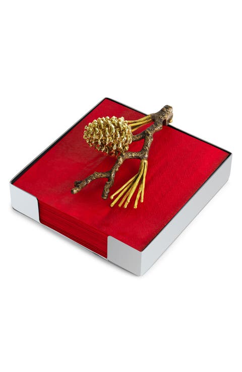 Pine Cone Cocktail Napkin Holder