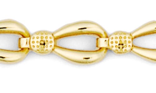 Argento Vivo Sterling Silver Frontal Station Anklet In Gold