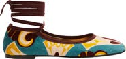 La DoubleJ Winter Ballerina Flats Dendera Light Blue