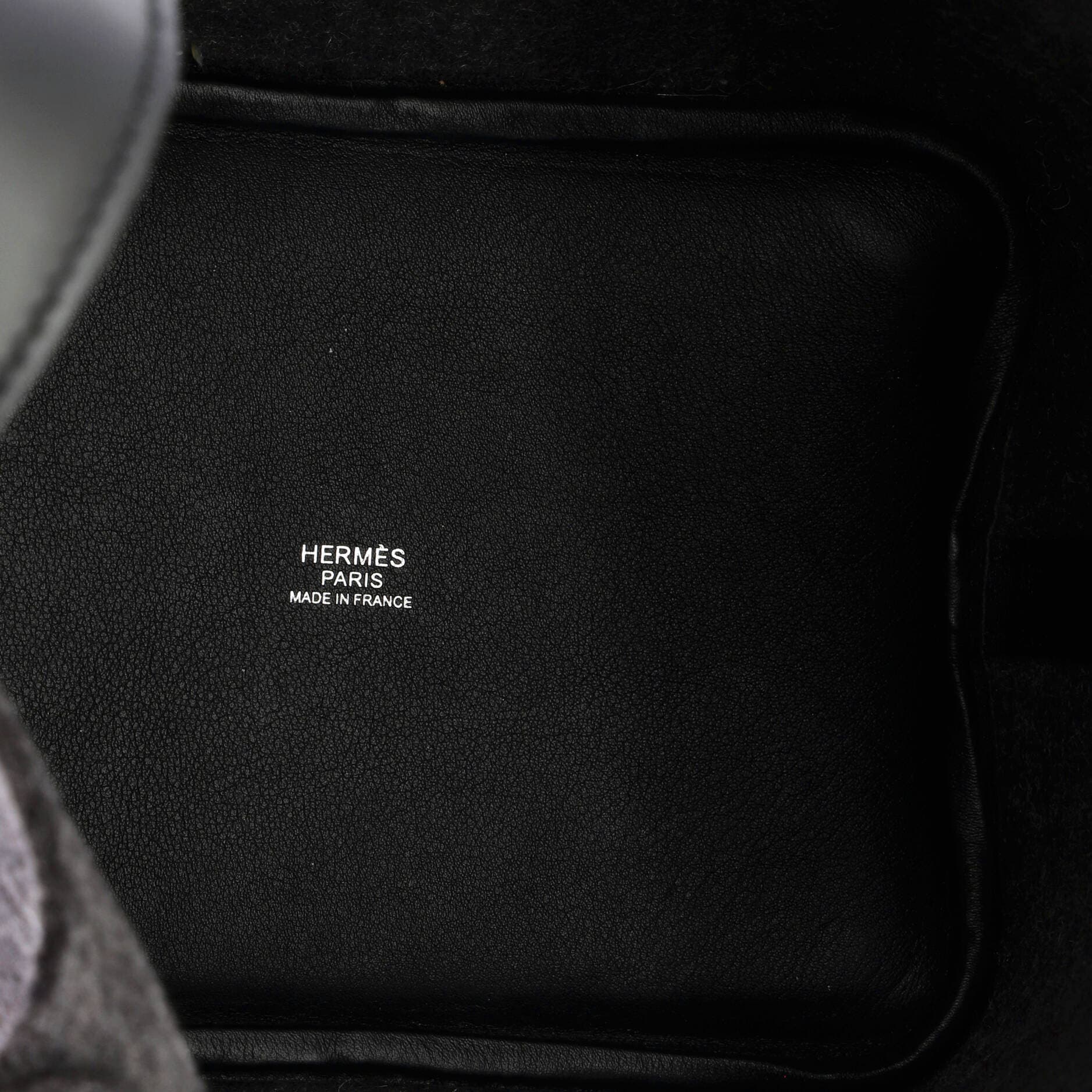 Pre-Owned Hermes Picotin Lock Bag Felt with Leather PM, Alternate, color, Gris Moyen