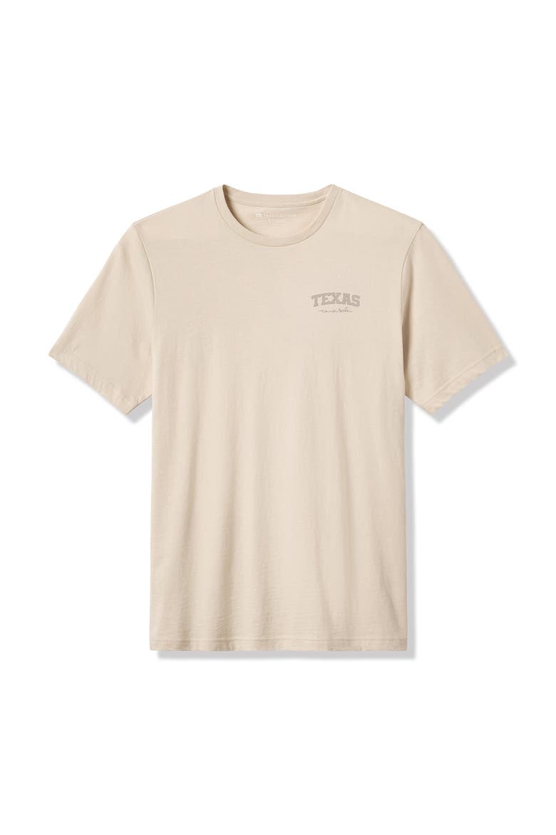 Men's TravisMathew  Tan Texas Longhorns College T-Shirt, Alternate, color, Tan