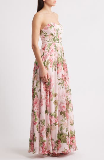 Vivian Strapless Corset Gown