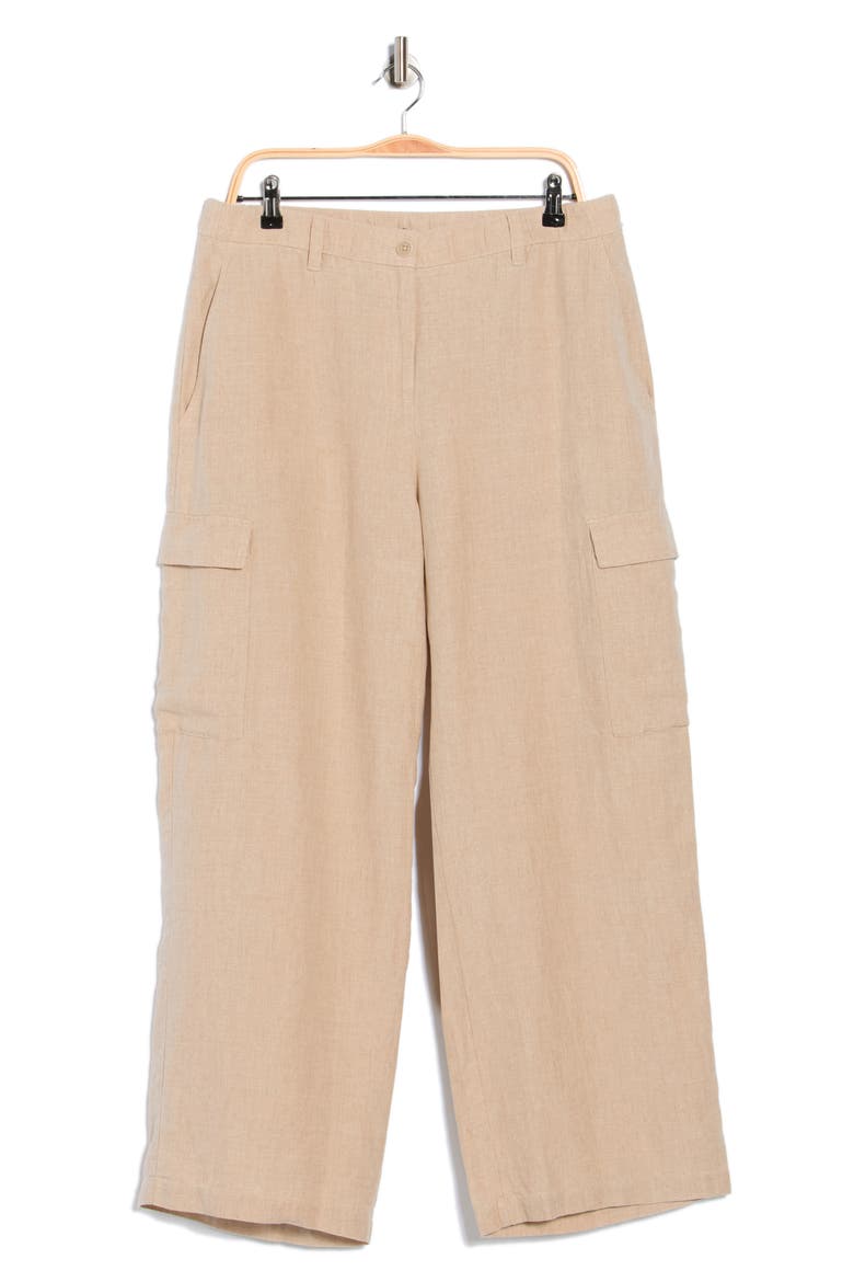 Wide Leg Cargo Pants, Alternate, color, UNDYED NATURAL