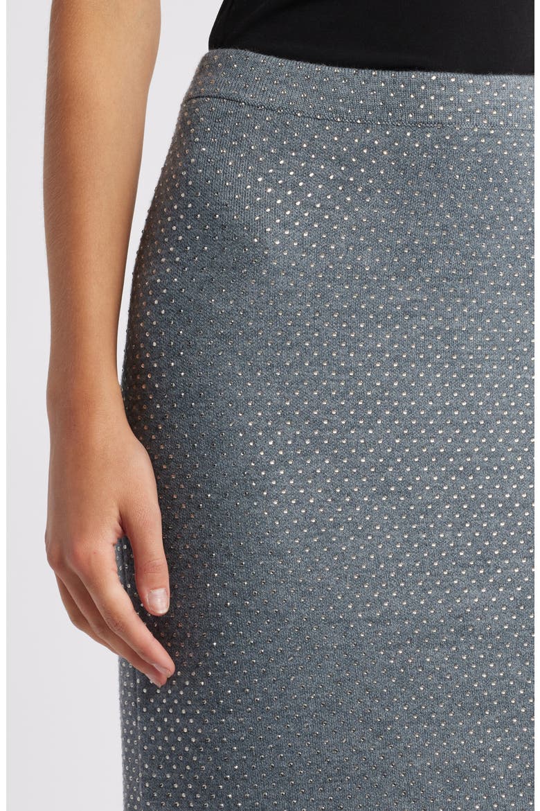 Winslet Beaded Skirt, Alternate, color, GREY MELAN