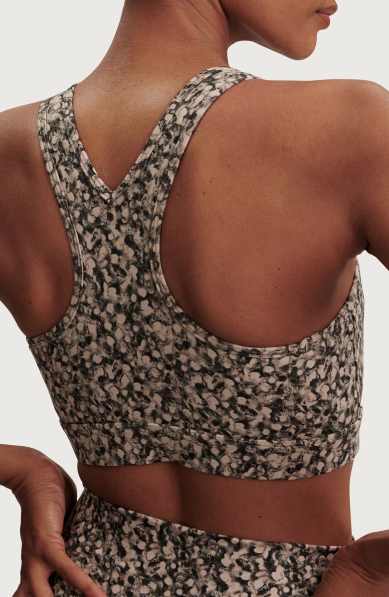 Varley Freesoft Selma Racerback Sports Bra, Alternate, color, Dappled Floral